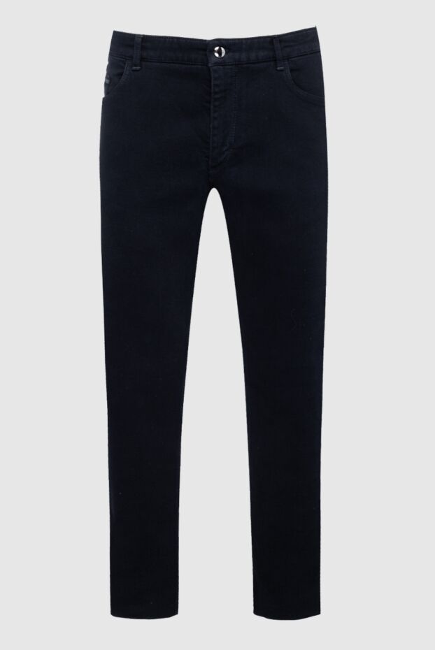 Zilli мужские джинсы из хлопка и полиэстера черные мужские купить с ценами и фото 148300 - фото 1