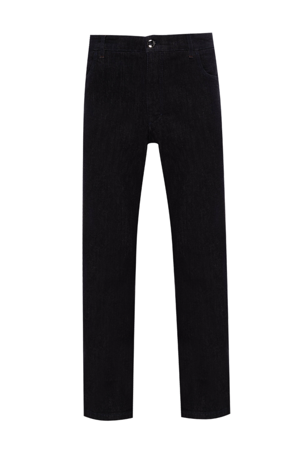 Zilli мужские джинсы из хлопка и кашемира черные мужские купить с ценами и фото 148305 - фото 1