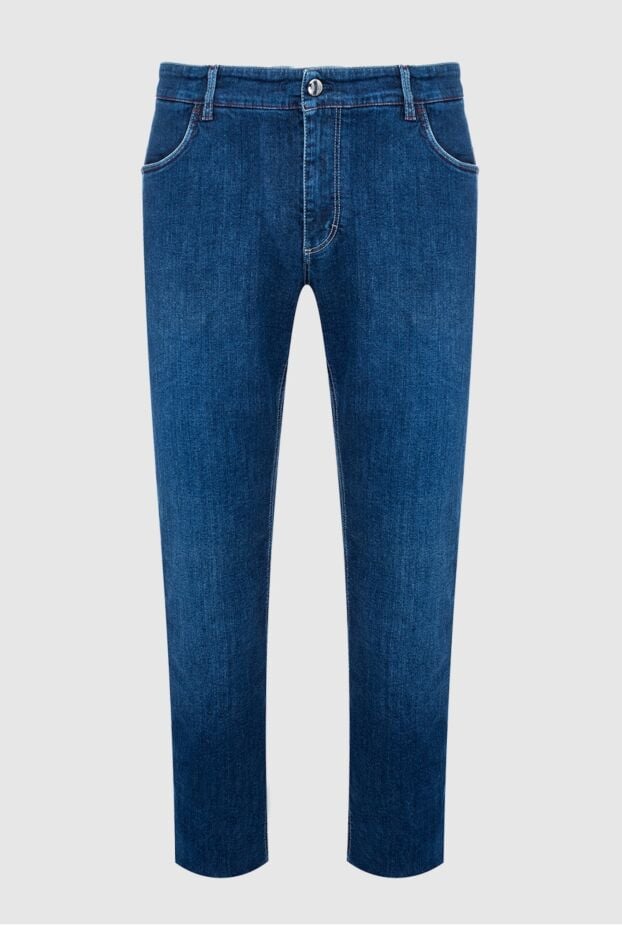 Zilli мужские джинсы из хлопка синие мужские купить с ценами и фото 148307 - фото 1