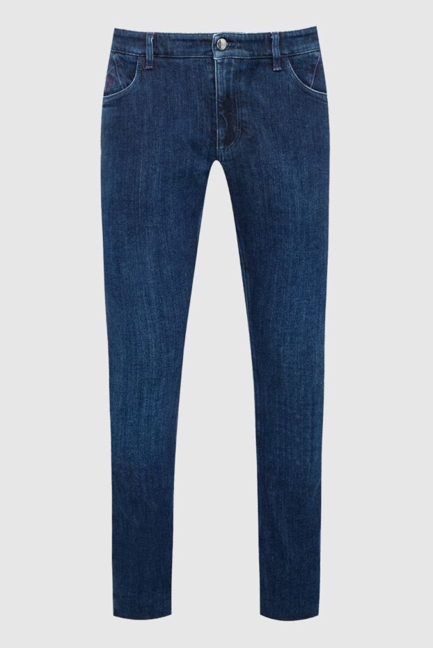 Zilli мужские джинсы из хлопка синие мужские купить с ценами и фото 148324 - фото 1