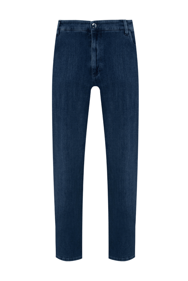 Zilli мужские джинсы из хлопка и полиамида синие мужские купить с ценами и фото 148328 - фото 1