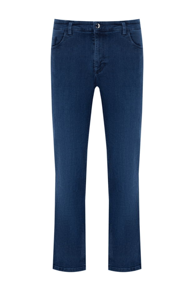 Zilli мужские джинсы из хлопка и полиэстера синие мужские купить с ценами и фото 148331 - фото 1