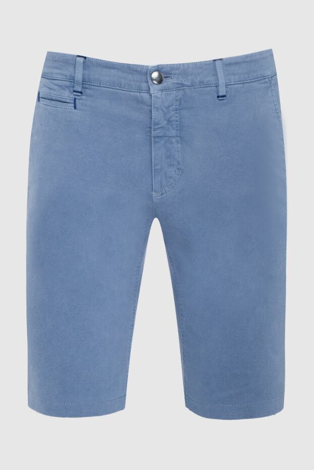 Zilli blue summer men's shorts made of thin cotton (markdown) 197099 - photo 1