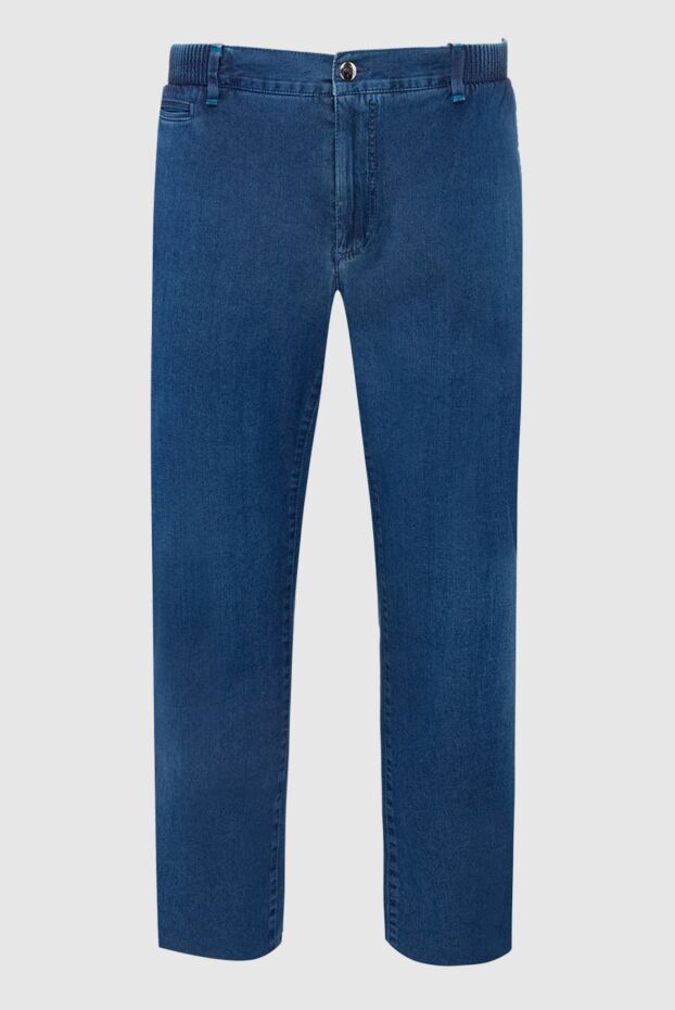 Zilli мужские джинсы из хлопка синие мужские купить с ценами и фото 148340 - фото 1