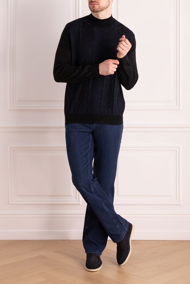 Zilli man cotton and polyamide blue jeans for men buy with prices and photos 148350 - photo 2