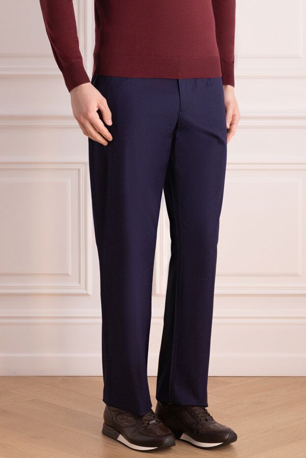 Zilli classic dark blue jeans with a minimalist design 148379 - photo 3