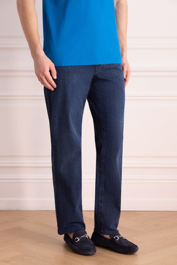 Zilli cotton jeans with branded embroidery on the back pocket 148383 - photo 3