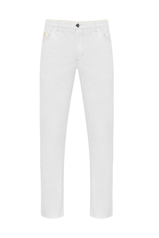 Zilli мужские брюки из хлопка белые мужские купить с ценами и фото 148394 - фото 1