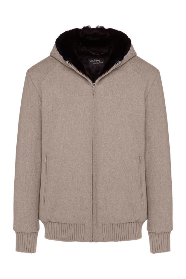 Cesare di Napoli man beige wool jacket for men buy with prices and photos 148569 - photo 1