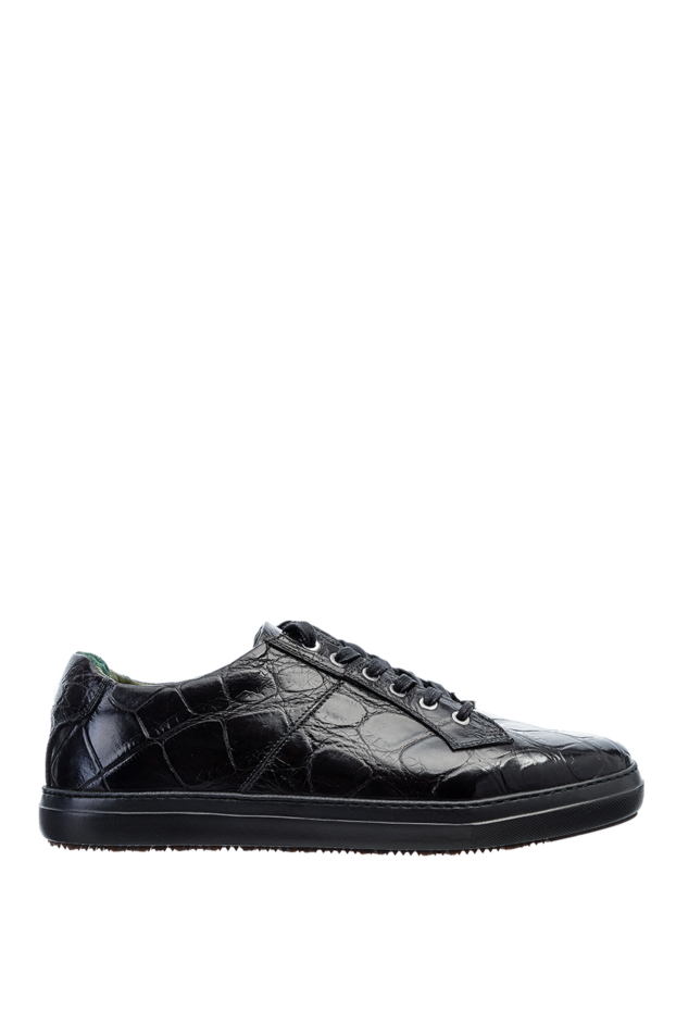 Tardini sneakers made of genuine alligator leather with signature lacing and accent fittings 148697 - photo 1