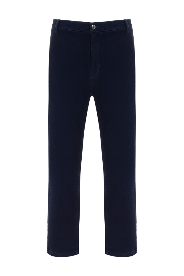 Zilli мужские джинсы из хлопка и полиэстера синие мужские купить с ценами и фото 148971 - фото 1