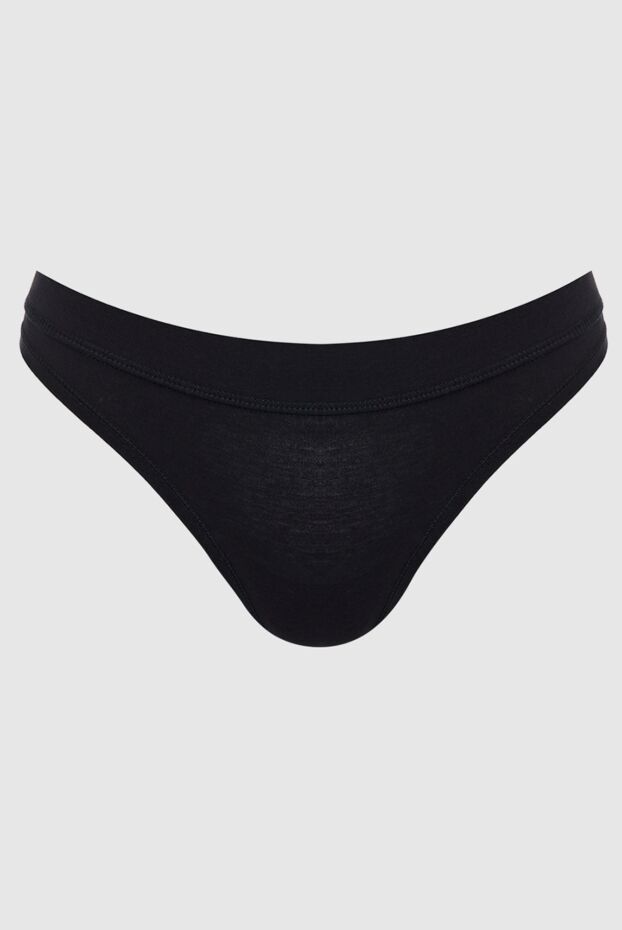 Organic Basics woman black cotton and elastane thong for women buy with prices and photos 149006 - photo 1