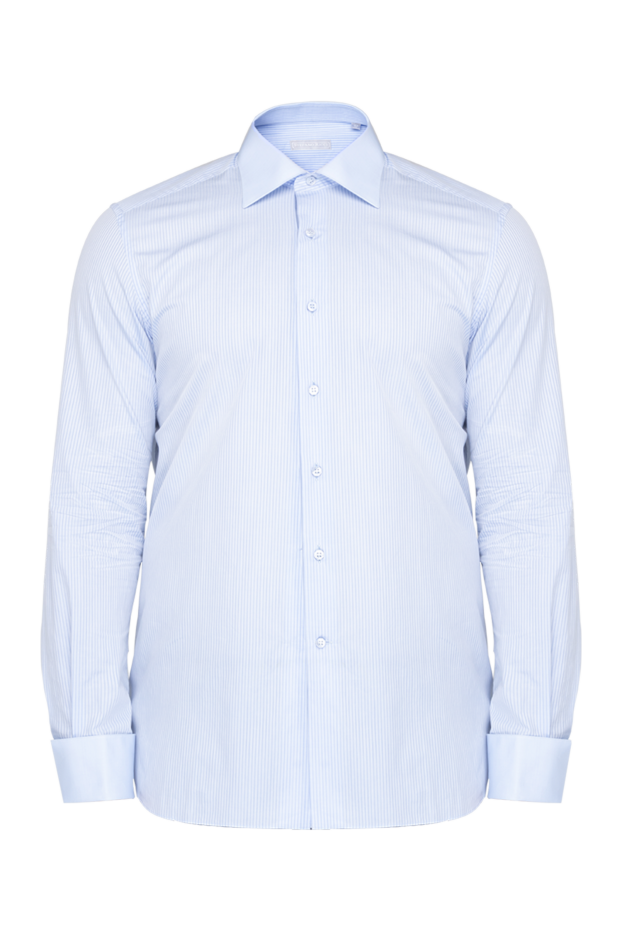 Stefano Ricci blue cotton shirt for men 149103 - photo 1