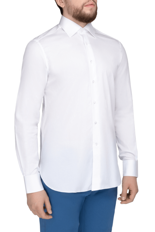 Stefano Ricci classic men's white cotton shirt 149109 - photo 3