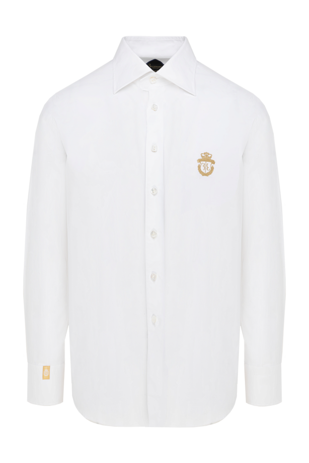 Billionaire man white cotton and elastane shirt for men buy with prices and photos 149152 - photo 1