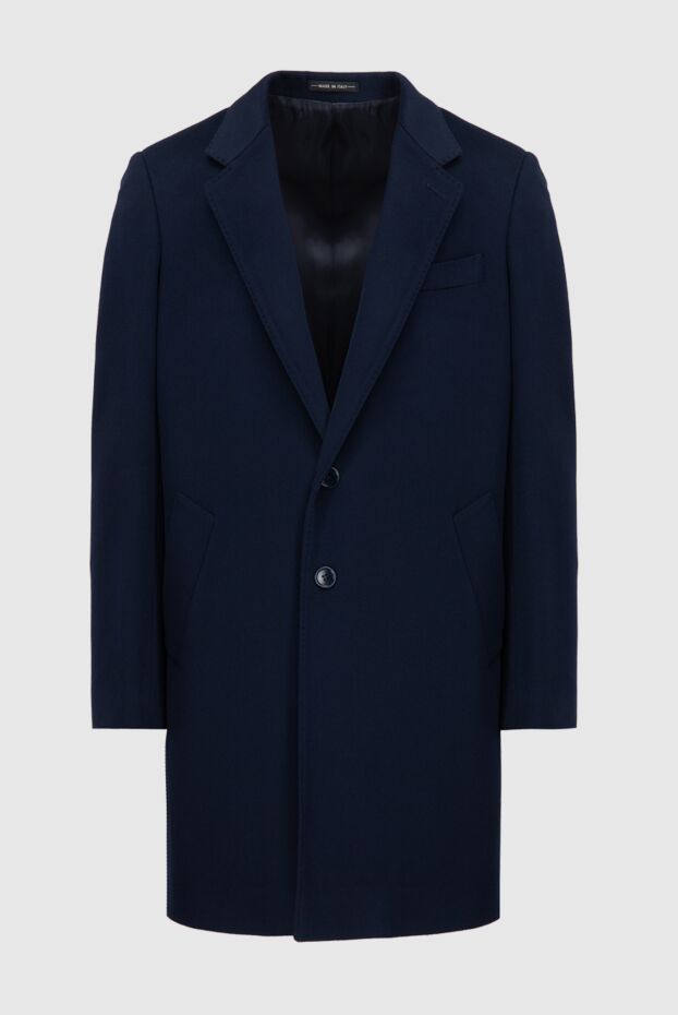 Cesare di Napoli man blue wool coat for men buy with prices and photos 149199 - photo 1