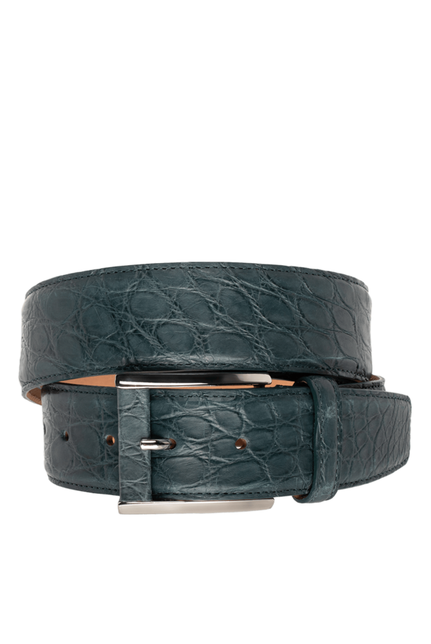 Cesare di Napoli man green crocodile leather belt for men buy with prices and photos 149273 - photo 1