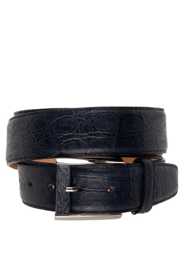 Cesare di Napoli man crocodile leather belt blue for men buy with prices and photos 149275 - photo 1