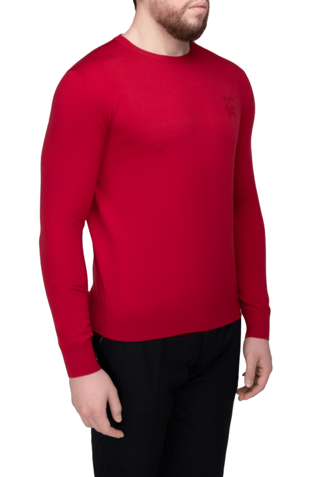 Stefano Ricci red wool jumper for men 149281 - photo 3