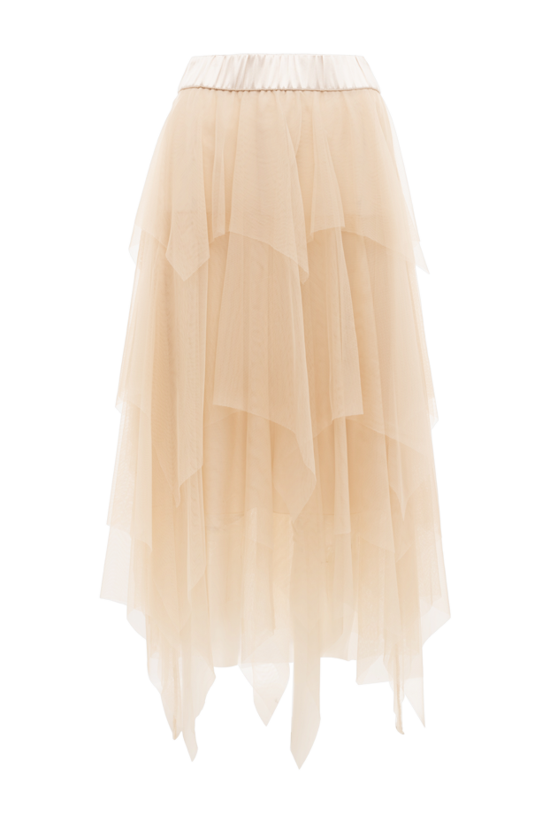 Peserico женские юбка из фибры серая женская купить с ценами и фото 149287 - фото 1