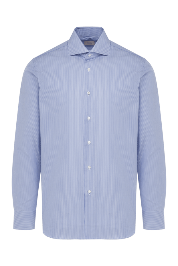 Alessandro Gherardi man blue cotton shirt for men buy with prices and photos 149450 - photo 1