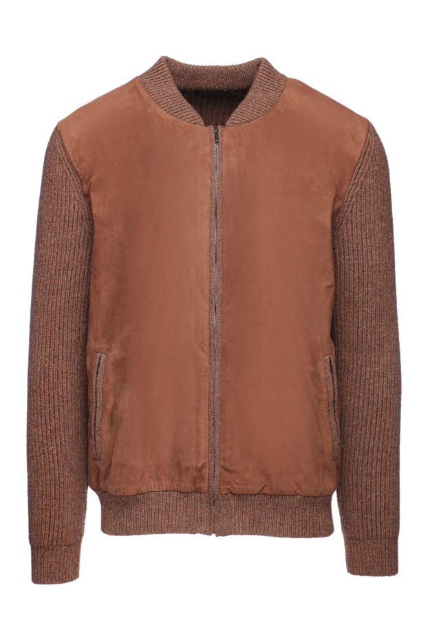 Cesare di Napoli man men's camel cardigan brown buy with prices and photos 149452 - photo 1
