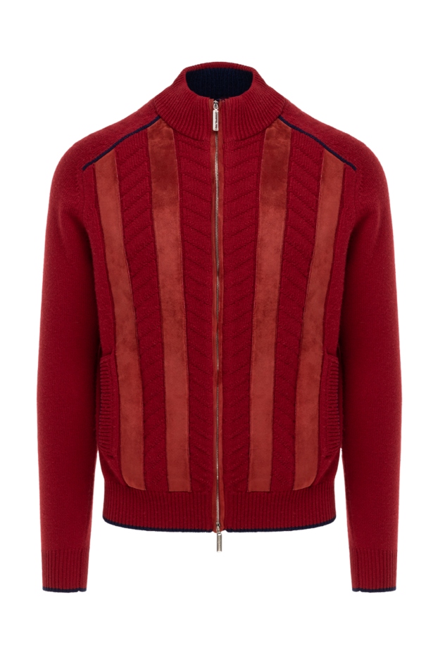 Stefano Ricci red cashmere cardigan for men 149570 - photo 1