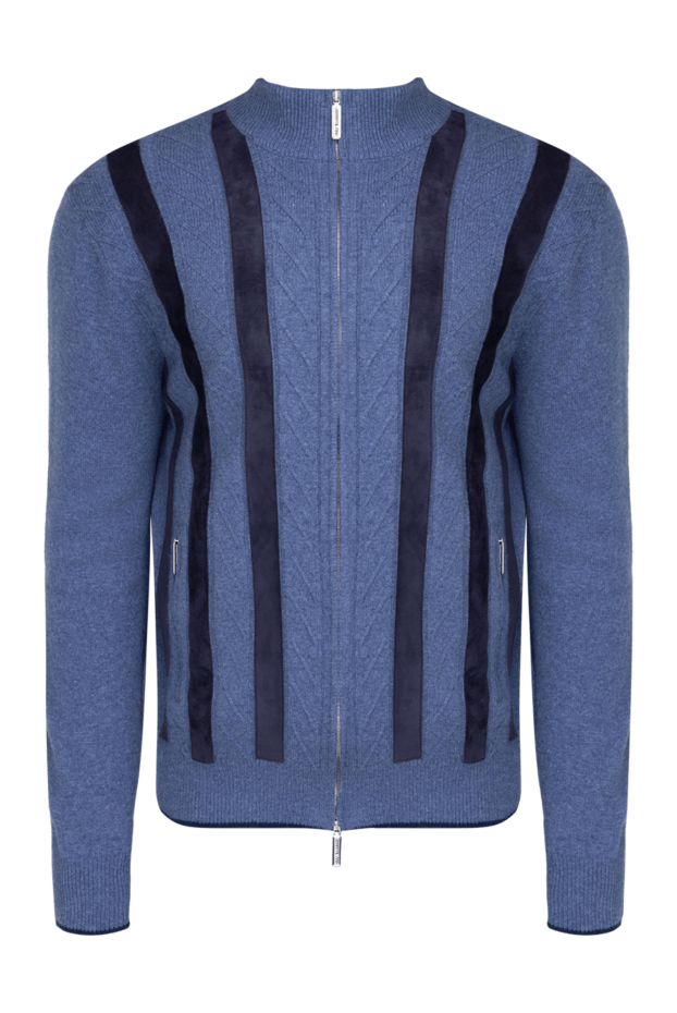 Stefano Ricci cardigan for men from cashmere blue 149571 - photo 1