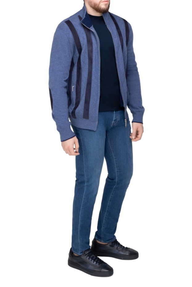 Stefano Ricci cardigan for men from cashmere blue 149571 - photo 2