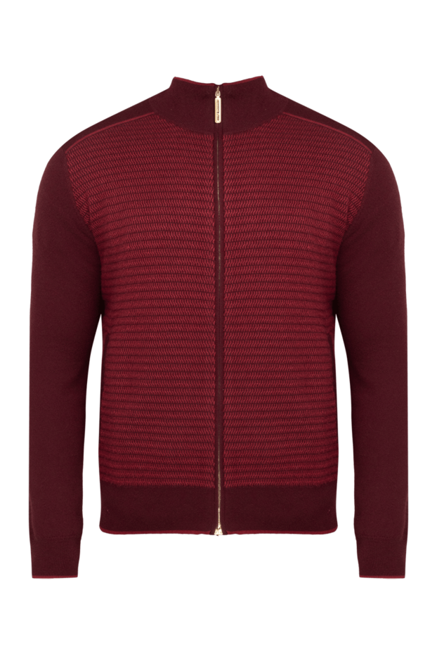 Stefano Ricci red cashmere and silk cardigan for men 149573 - photo 1