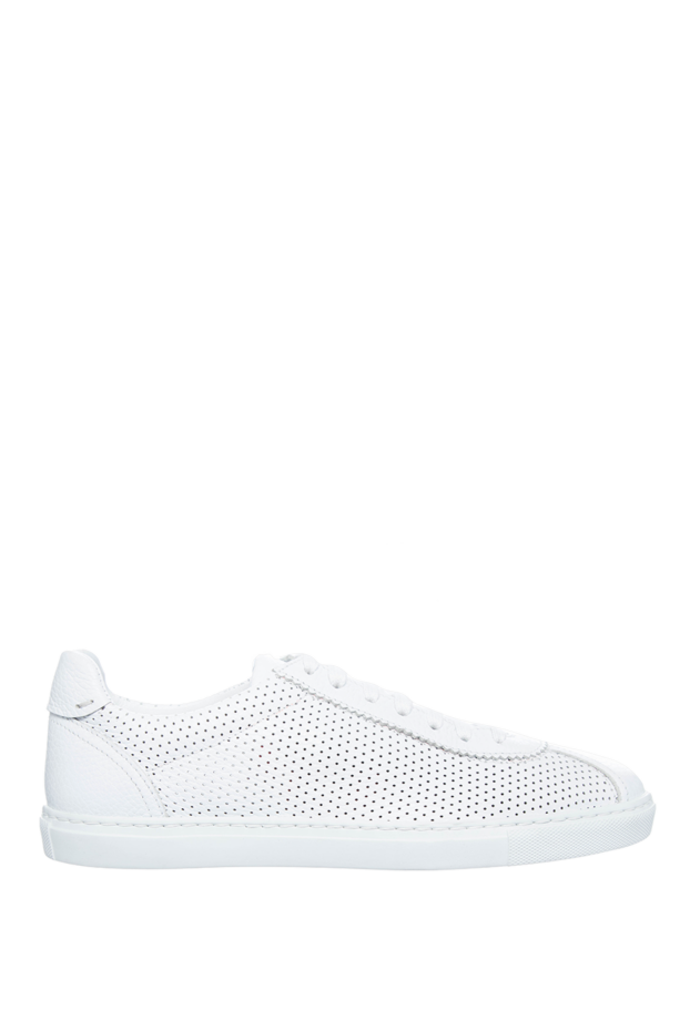 Doucal`s man white leather sneakers for men buy with prices and photos 149738 - photo 1