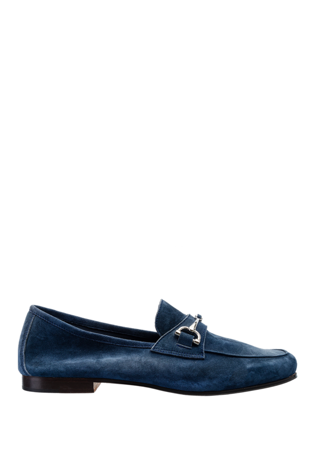 Andrea Ventura man blue suede loafers for men buy with prices and photos 149835 - photo 1