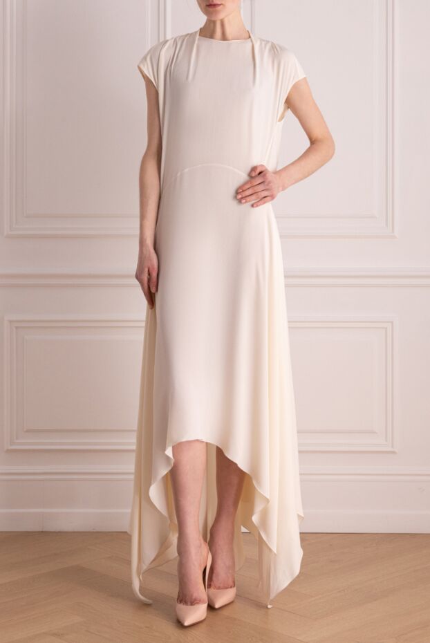 Erika Cavallini woman white acrylic and silk dress for women buy with prices and photos 149894 - photo 2