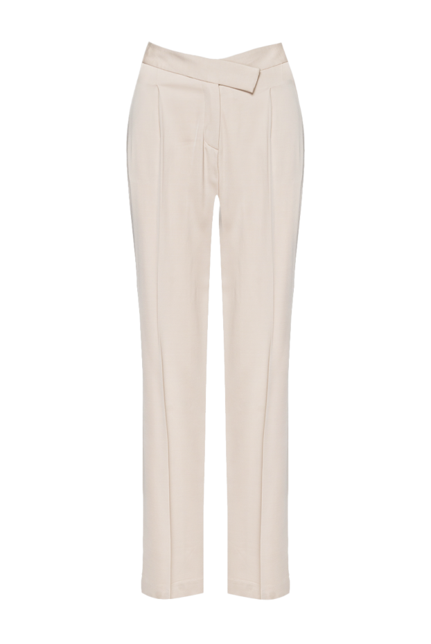 Max&Moi women's classic high-waisted pants white 149941 - photo 1