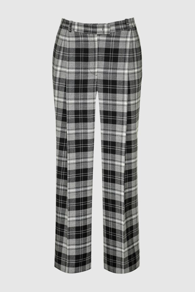 Ermanno Scervino woman gray wool trousers for women buy with prices and photos 150121 - photo 1