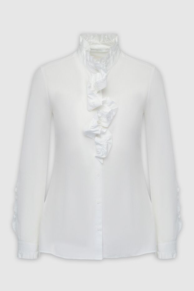 Ermanno Scervino woman white cotton blouse for women buy with prices and photos 150128 - photo 1