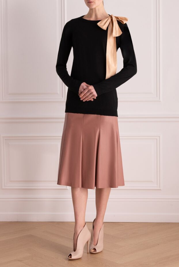 Valentino long sleeve jumper with decorative bow on the shoulder 150197 - photo 2