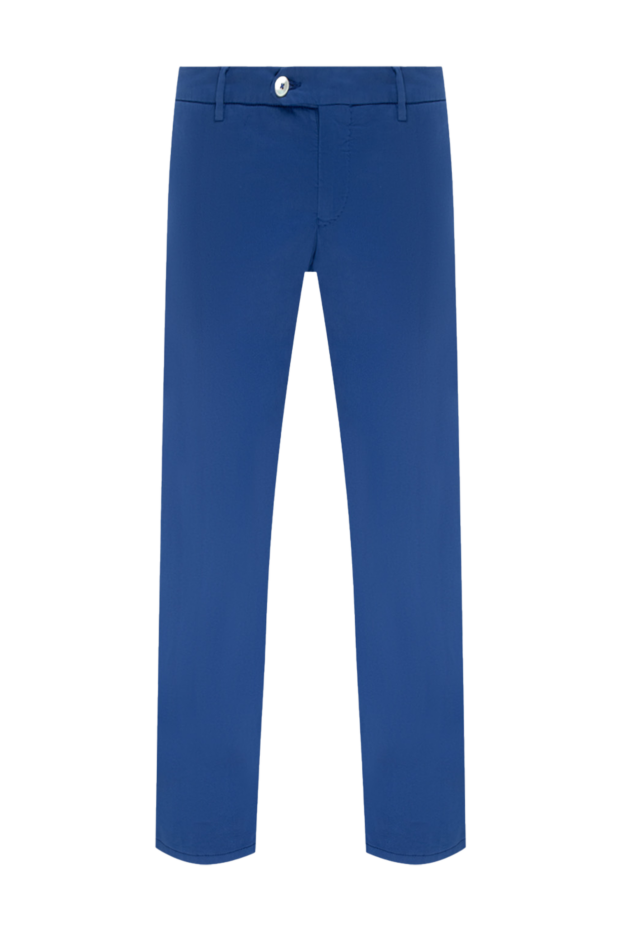 Cesare di Napoli мужские брюки синие мужские купить с ценами и фото 150204 - фото 1