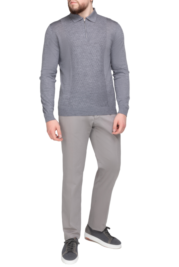 Marco Pescarolo men's smart-casual cotton chinos (markdown) 195559 - photo 2