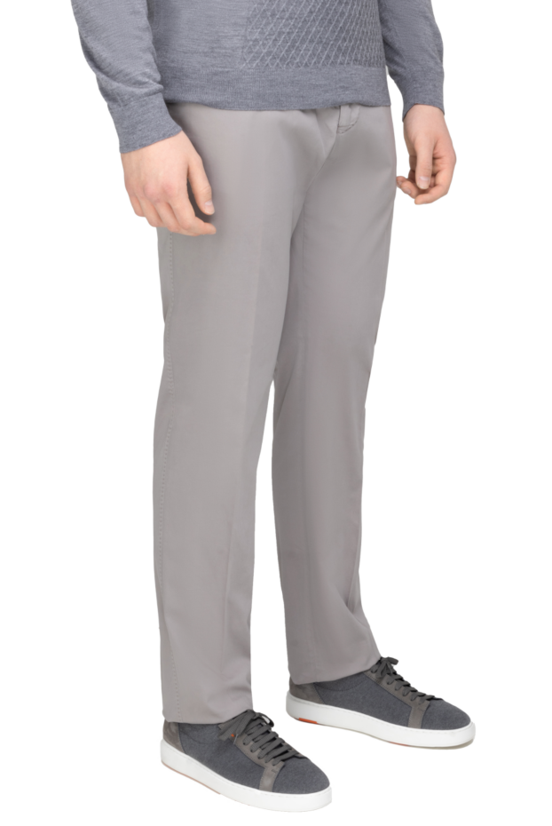 Marco Pescarolo men's smart-casual cotton chinos (markdown) 195559 - photo 3