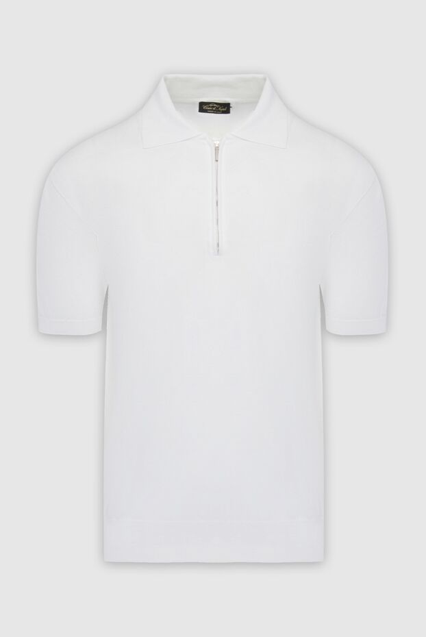 Cesare di Napoli man cotton polo white for men buy with prices and photos 150213 - photo 1