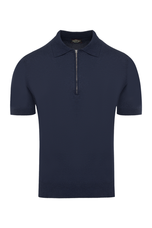 Cesare di Napoli man cotton polo blue for men buy with prices and photos 150214 - photo 1