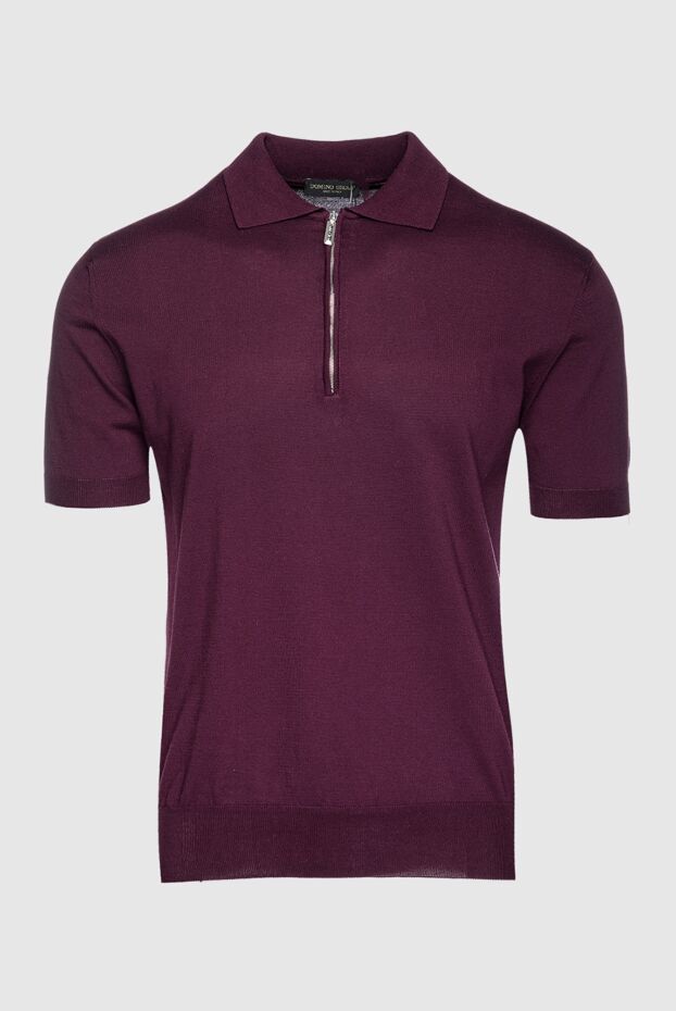 Cesare di Napoli man cotton polo burgundy for men buy with prices and photos 150216 - photo 1