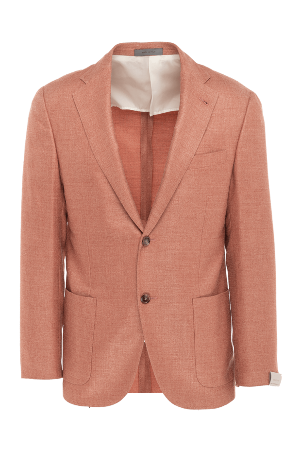 Corneliani orange wool and silk jacket for men 150481 - photo 1