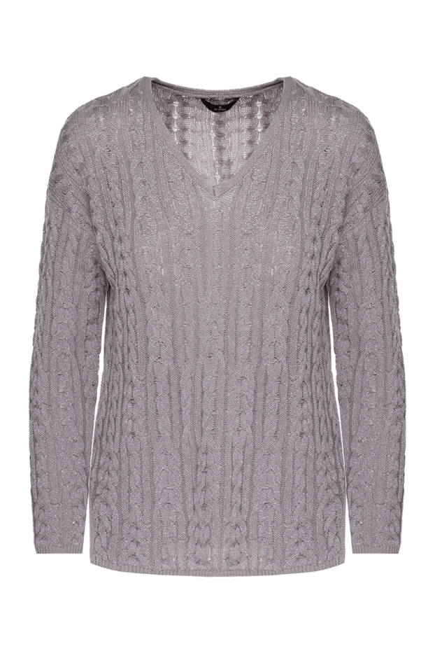 Re Vera woman beige silk and linen jumper for women buy with prices and photos 150597 - photo 1
