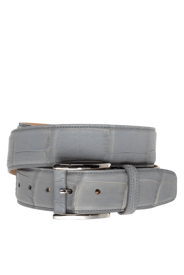 Tardini man gray crocodile leather belt for men buy with prices and photos 150611 - photo 1