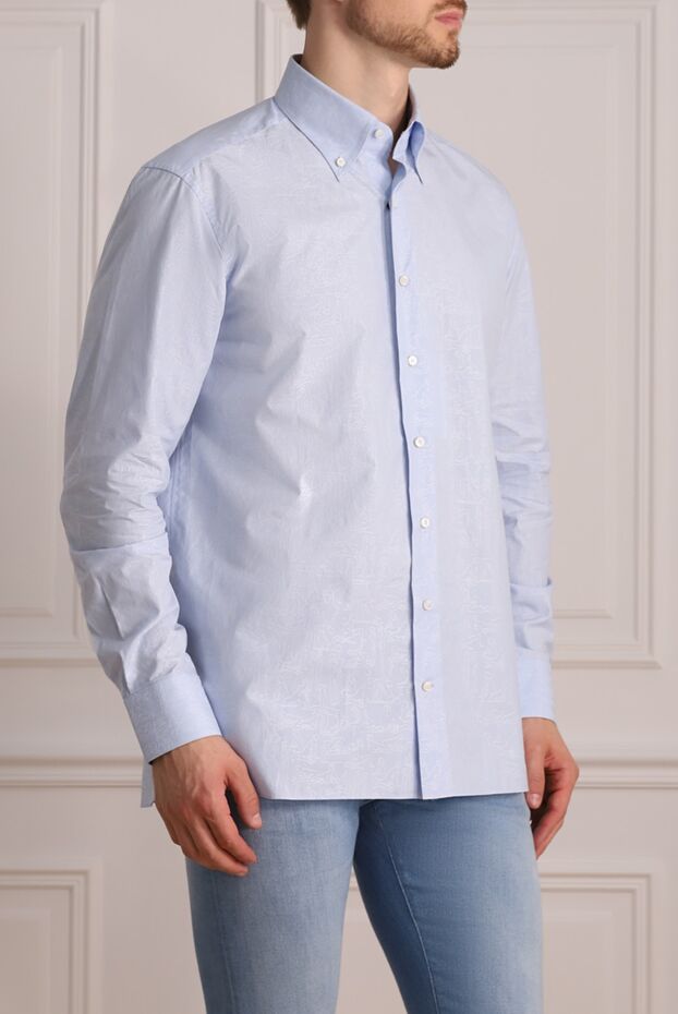 Zilli business style shirt with turn-down collar and long sleeves 150640 - photo 3