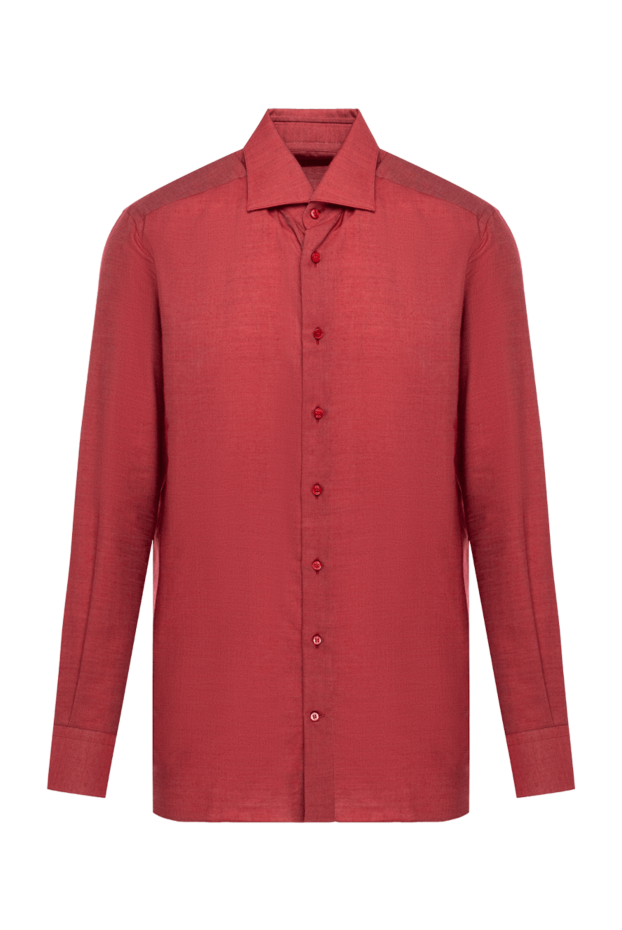 Zilli чоловічі рубашка з кашеміру та бавовни червона чоловіча купити фото з цінами 150644 - фото 1