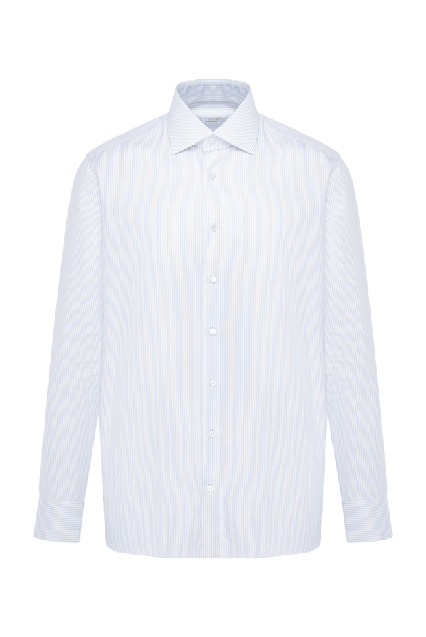 Zilli мужские сорочка из хлопка белая мужская купить с ценами и фото 150647 - фото 1