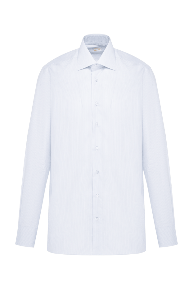 Zilli мужские сорочка из хлопка белая мужская купить с ценами и фото 150649 - фото 1